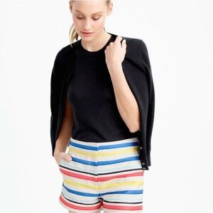 J Crew Jacquard Striped Short